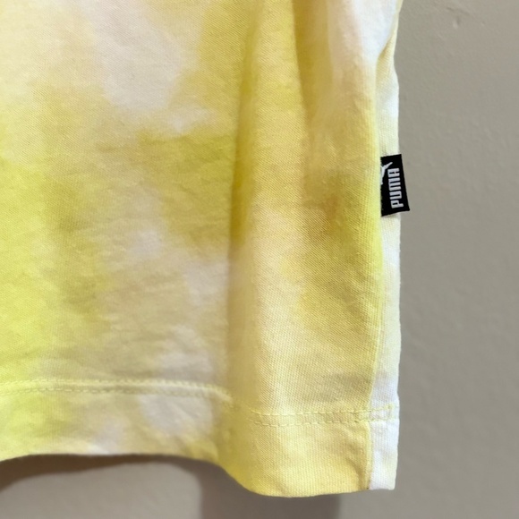 3/$10⚡️Puma Lime Cloud Tie-Dye Cotton Short Sleeve T-Shirt - Picture 6 of 9